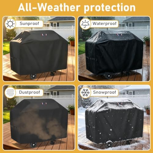 Grill Cover for COWSAR 2-Burner Propane Grill,BBQ Grill Covers - Image 6