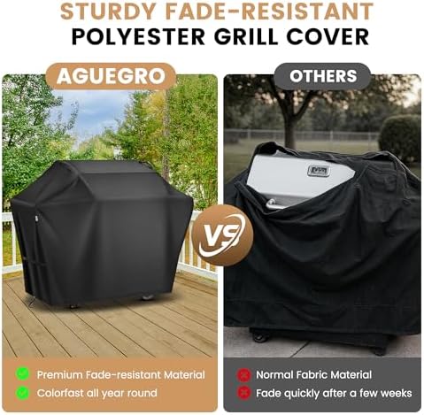 Grill Cover 55 Inch for Outdoor Grill, Waterproof＆UV-Proof Gas Grill Cover - Image 6