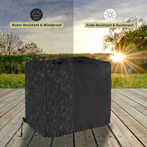 Pizza Oven Cover for Blackstone Tabletop Pizza Oven with 15" Cordierite Stones, Heavy-Duty 600D Protective Cover for Blackstone 15in Pizza Maker 6964/6963/6962/6961/6960 - Image 5