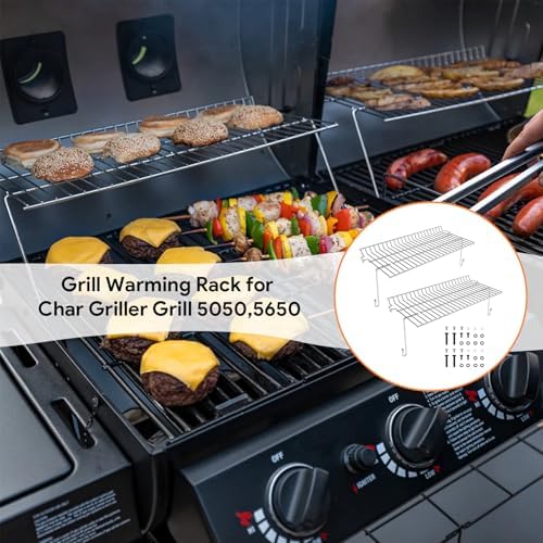 20.5" Grill Warming Rack for Char Griller 5050, 3001, 5650, 5072, 3008 - Image 6