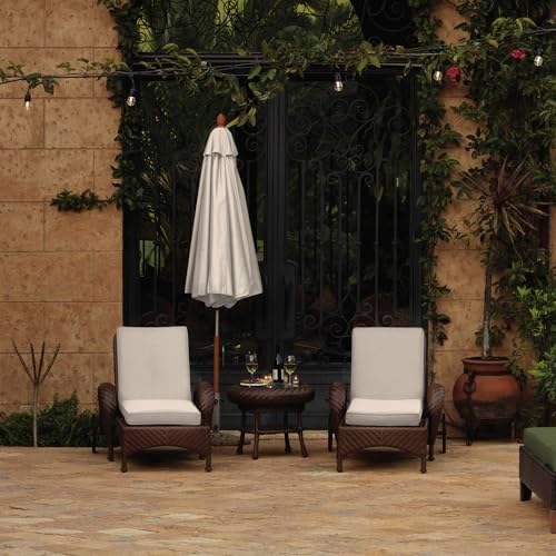 Classic Accessories Montlake Water-Resistant 23 x 20 x 4 Inch Patio Lounge Back Cushion, Antique Beige, Outdoor Loveseat Cushions - Image 6