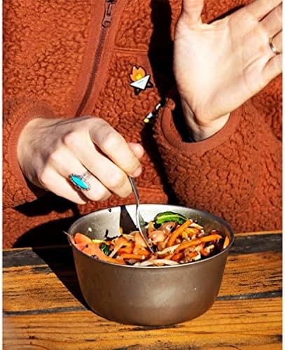 Snow Peak Titanium Camping Bowl for Backpacking & Outdoor Dining - Image 5