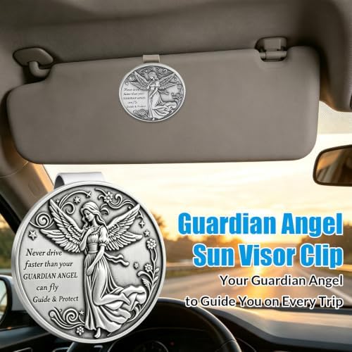 Guardian Angel Visor Clip, Car Accessory Safe Driving Gift 1PCS - Image 2
