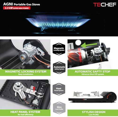 TECHEF - AGNI Portable Butane Gas Stove Burner, Camp Stove, Made in Korea - Image 6