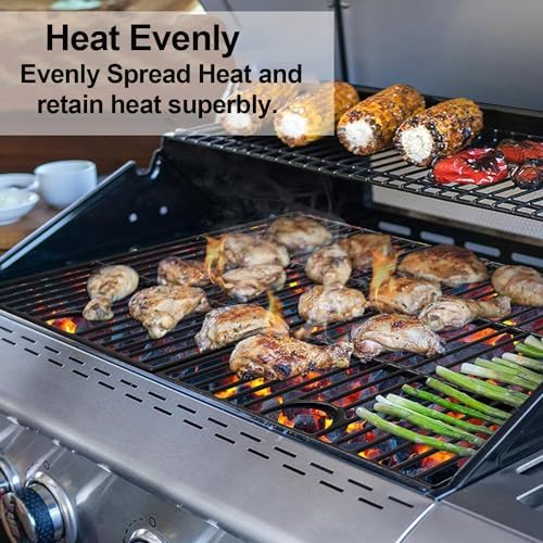 17 Inch Cast Iron Grill Grates for Nexgrill Home Depot 720-0830H 720-0888N - Image 4