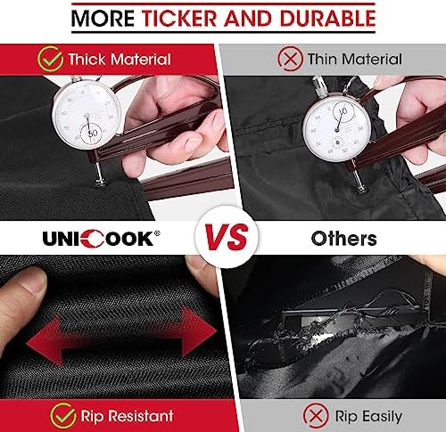 Unicook Grill Cover Heavy Duty Waterproof, UV Resistant BBQ Cover, 63 Inch - Image 6