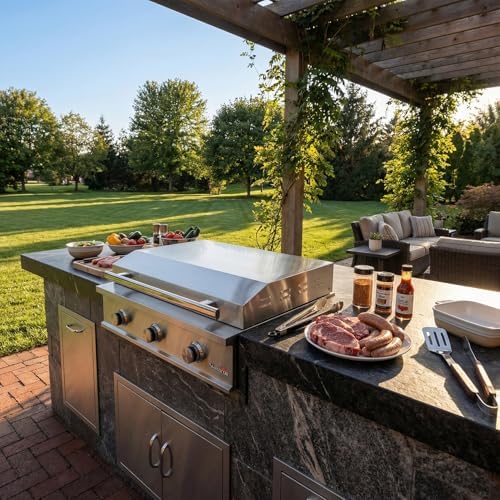Stanbroil 36-Inch Built-In Gas Griddle for Outdoor Kitchen, Liquid Propane - Image 7