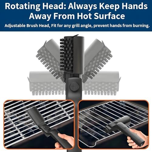 Electric Grill Brush for Outdoor Grill, Cordless BBQ Electric Grill Cleaner - Image 5