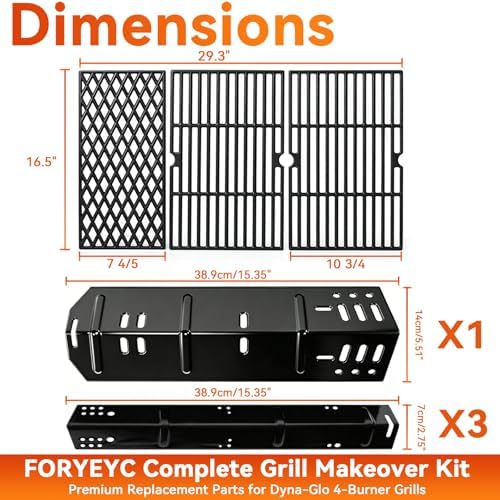 Grill Replacement Parts for Dyna-Glo 4 Burner DGH450CRP DGH450CRN DGH451CRP - Image 6