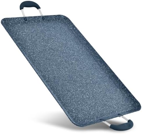 NutriChef Double Burner Griddle | Flat Top Griddle for Stove Top by NutriChef%E2%84%A2Kitchen