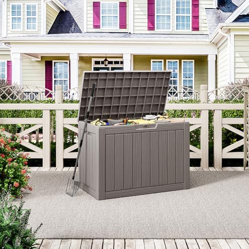 KAMABOKO Outdoor Storage Box, 50 Gallon Deck Box Outdoor Waterproof Patio - Image 6