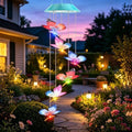 Solar Wind Chime for Ouside, Color Changing Dynamic Butterfly Wind Chimes by Zeiliuled