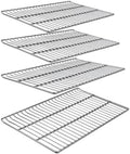 Cooking Grates Replacement Parts for Masterbuilt 40 Inch Electric Smoker, 19.69" x 12.28" Grill Grid, Replace Smoker Racks for Masterbuilt MB20070115, MB20072918, MB20074719, MB20072916, 4 Pack by COMVIEE