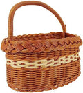 Outanaya Imitation Rattan Woven Basket Decorative Storage Basket for Home Kitchen and Outdoor Picnics Lightweight Multipurpose Design Rustic Style for Organizing by Outanaya