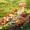 Mini Fairy Garden Accessories Outdoor Squirrel Hedgehog Bunny & Mushroom by Unknown