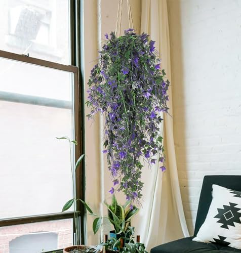 RECUTMS Artificial Ivy Vine Fake Hanging Plants Plastic Trailing Greenery - Image 6