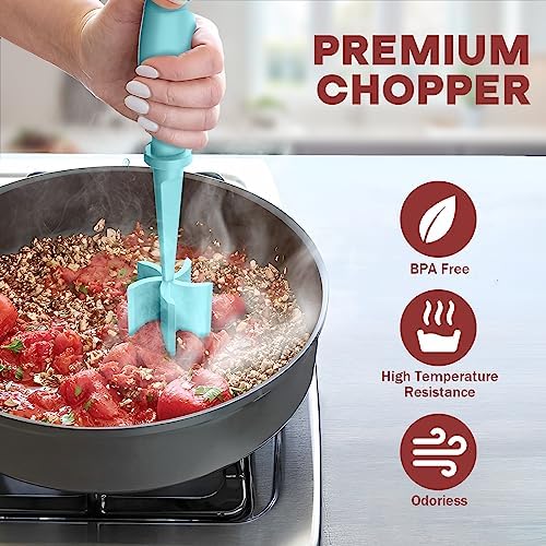 2Pack Meat Chopper Upgrade Hamburger Smasher, Masher for Ground Beef - Image 5