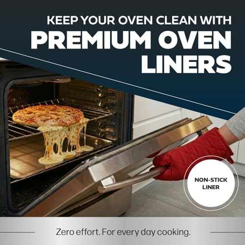 Cooks Innovations Non-Stick Oven Liner 2 Pack BPA-Free Heat Resistant Mat - Image 3