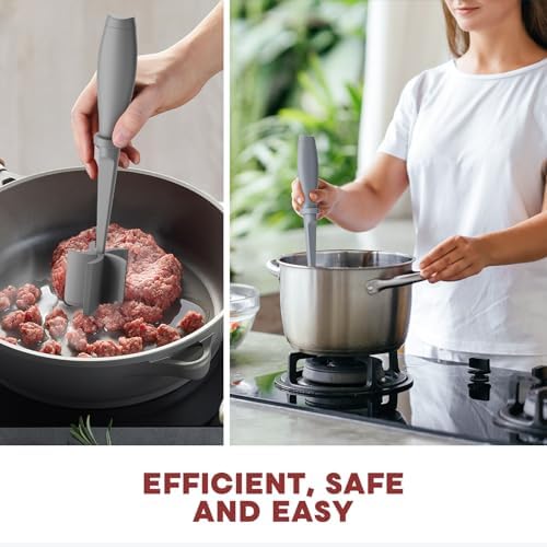 2Pack Meat Chopper Upgrade Hamburger Smasher, Masher for Ground Beef - Image 6