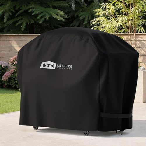 Leteuke Grill Cover for Outdoor Pizza Oven Table Stand Grill Cart - Image 2