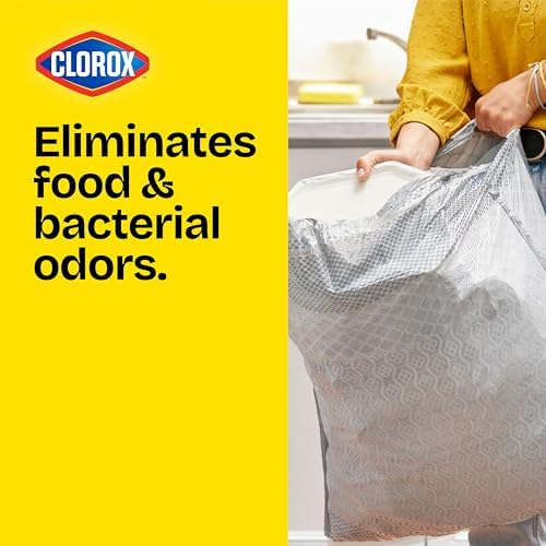 Glad ForceFlex MaxStrength with Clorox Trash Bags, 13 Gal, Eucalyptus, 34 Ct (Package May Vary) - Image 2