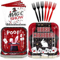 96Pcs Casino Theme Magic Show Party Decorations, Serve 24 by Greencian