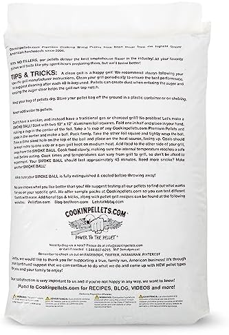 CookinPellets 40-Pound Premium All-Natural Black Cherry Hardwood Grill Smoker Wood Pellets, No Bark or Fillers, for BBQ, Meat, and Veggies (5 Pack) - Image 3