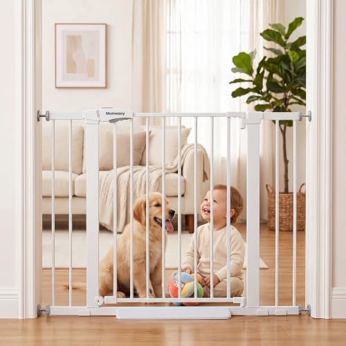 Mumeasy Baby Gate with Door, 26-40" Pressure Mounted Dog Gate for Doorways by Mumeasy-FocusonBabyPetSafetyGate