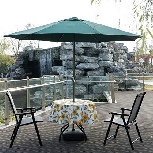 SUQ I OME Outdoor Tablecloth, Sunflower, 60'' Round with Zipper - Image 6