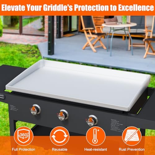 Silicone Griddle Mat Cover for Blackstone - 28 Inch True All-Encompassing Coverage Heavy Duty Food Grade Grill Buddy Mat, All Season Cooking Surface Protective Cover - Image 4