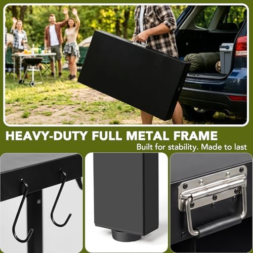 Outdoor Cooking Station for Camping,Grill Table for Blackstone Griddle - Image 7