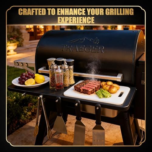 QuliMetal Folding Front Shelf for Traeger Pro 780,Ironwood 885 - Image 5
