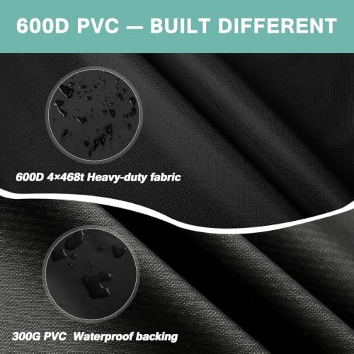 [Upgraded Reinforced Thickened Fabric]63 inch Grill Cover for Outdoor Grill - Image 5