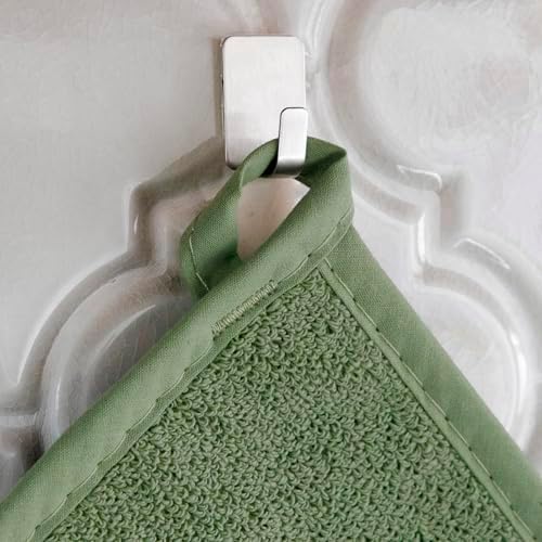 RITZ Terry Potholder & Hot Pad: Unparalleled Heat Resistant, Durable 100% Cotton – Ergonomically Designed for Optimal Grip – Easy-Care Machine Washable – 4-Pack, Juniper - Image 3