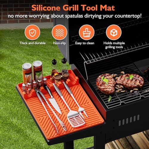 16”×11.5” Silicone Grill Mat for Blackstone Barbeque Grill Accessories - Image 2