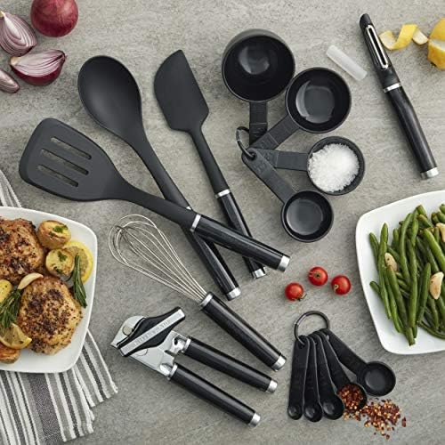 KitchenAid Classic Tool and Gadget Set, 15-Piece, Black - Image 6