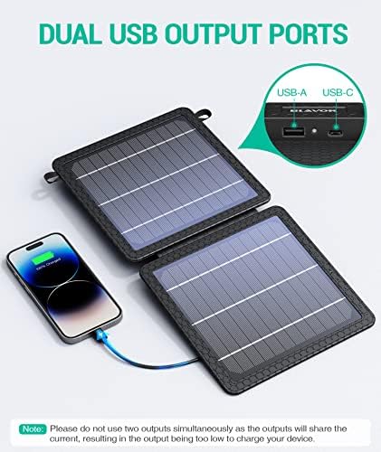 BLAVOR 10W Portable Solar Charger (5V/2A Max), Small Foldable Solar Panel - Image 3