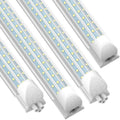 SHOPLED 4FT LED Shop Light, 50W 7500LM D-Shape, Linkable 6000K Cool White by SHOPLED