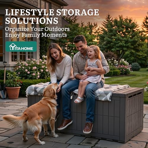 YITAHOME XXL 240 Gallon Extra Large Deck Box - Image 6