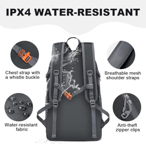 MIYCOO Ultralight Packable Backpack, 35L Water-Resistant Hiking Daypack - Image 4
