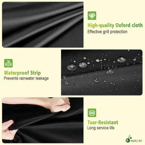 Grill Cover 56" for Royal Gourmet PD4001 4 Burner Propane Griddle - Image 3