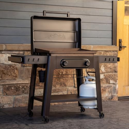 Traeger Irontop 2-Burner Griddle, 504 Sq In, Even Heat, Wind Guards - Image 2