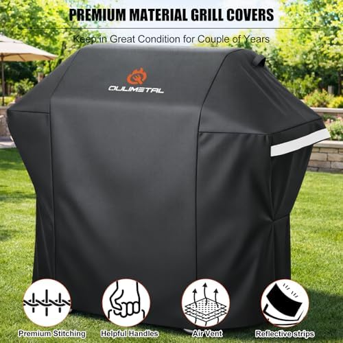 QuliMetal 58 Inch BBQ Gas Grill Cover for 3-5 Burners Outdoor Grill - Image 6