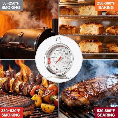 Oven Thermometer 2.75-Inch Dual Scale, 50-300°C/100-600°F, NSF - Image 6