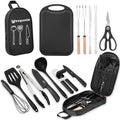 Wesqunie Camping Cooking Utensils Set, Cookware Set for Outdoor Hiking BBQ by WesqunieOutdoorAccessories