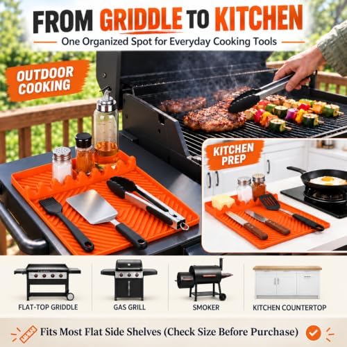 Find law Silicone Tools Mat for Griddle & Kitchen Countertop - Image 4