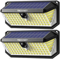 TECKNET 416 LED Solar Lights Outdoor Motion Sensor Waterproof 4200lm,2 Pack by Tecknet