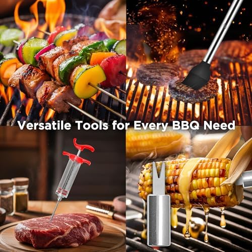 Kaluns BBQ Accessories, Complete Grill Set Dad Gifts for Fathers Day, 40 Pcs Premium Heavy Duty Stainless Steel Barbecue Grill Accessories for Outdoor Grill Gifts for Men - Image 6