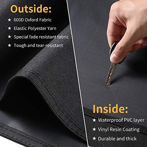 Grill Cover for 22 Inch Weber Performer Deluxe Charcoal - Image 3