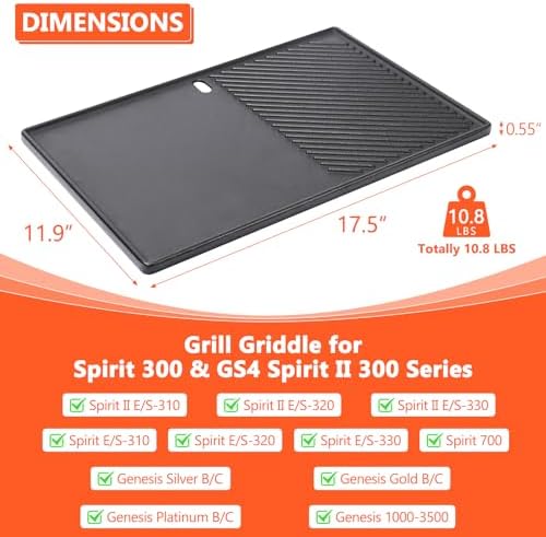 QuliMetal Reversible 7598 Griddle Replacement Parts - Image 2